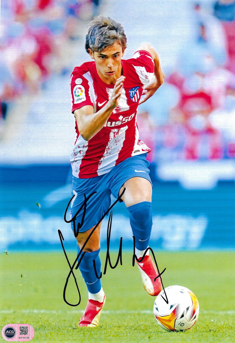 JOAO FELIX SIGNED 12x8 ATLETICO MADRID PHOTOGRAPH (ACG CERT AG18138)-1