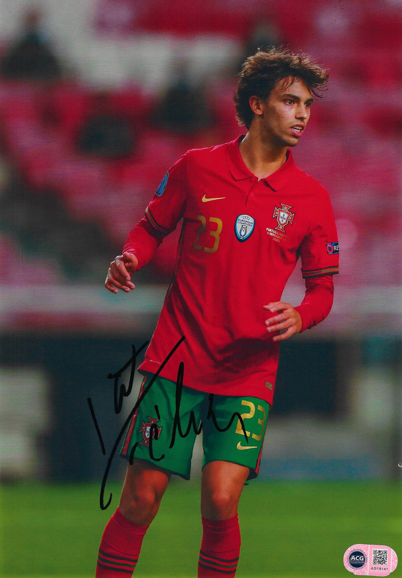 JOAO FELIX SIGNED 12x8 PORTUGAL FOOTBALL PHOTOGRAPH (ACG CERT AG18141)-1