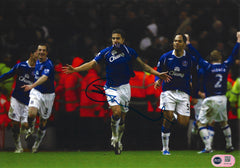 TIM CAHILL SIGNED EVERTON FC LEGEND 12X8 PHOTO (ACG CERT AG18148)-1