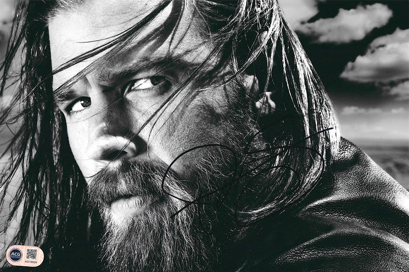 RYAN HURST SIGNED OPIE SONS OF ANARCHY 12x8 PHOTO (ACG CERT AG18826)-1