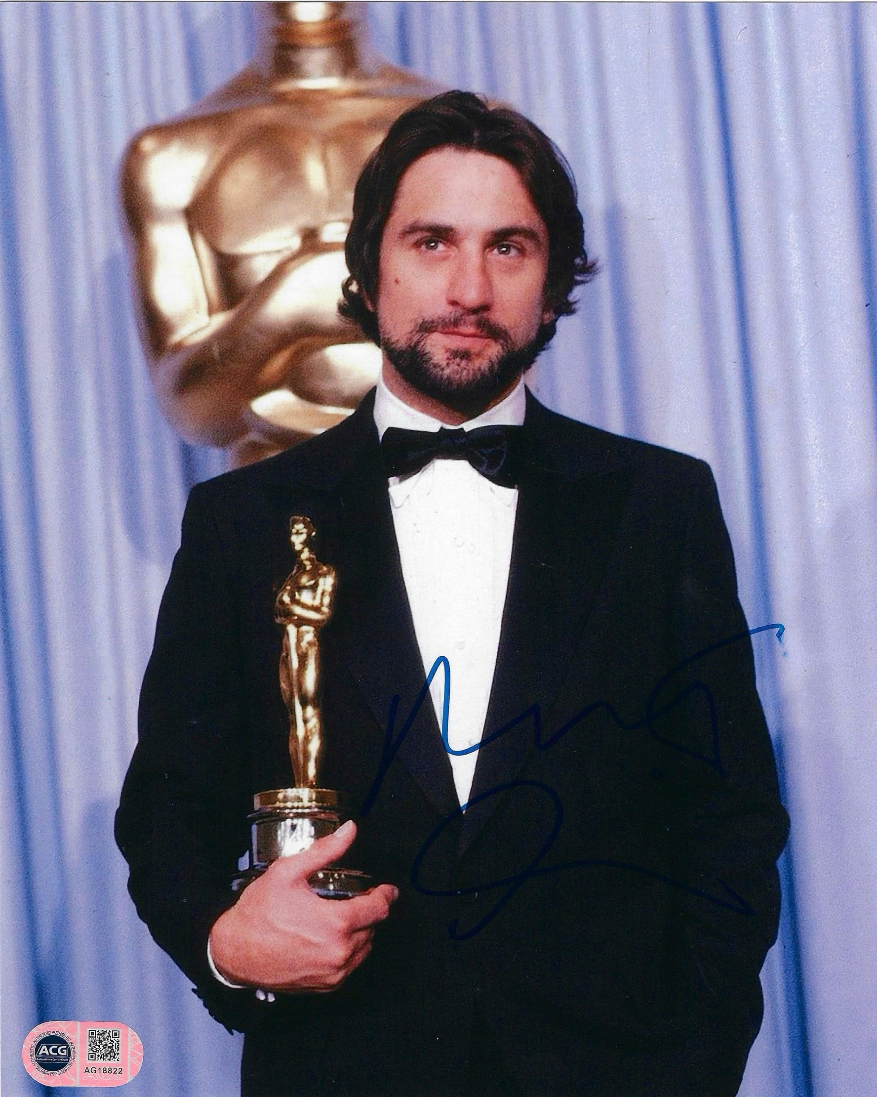 ROBERT DE NIRO SIGNED OSCAR WINNER 10X8 PHOTO (ACG CERT AG18822)-1
