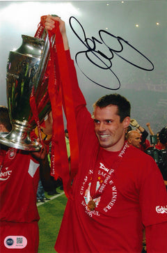 JAMIE CARRAGHER SIGNED LIVERPOOL ISTANBUL 2005 12x8 PHOTO (ACG CERT AG19166)-1