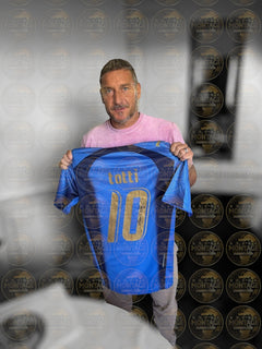 FRANCESCO TOTTI SIGNED 2006 ITALY WORLD CUP HOME SHIRT (ACG CERT AG16596)-3