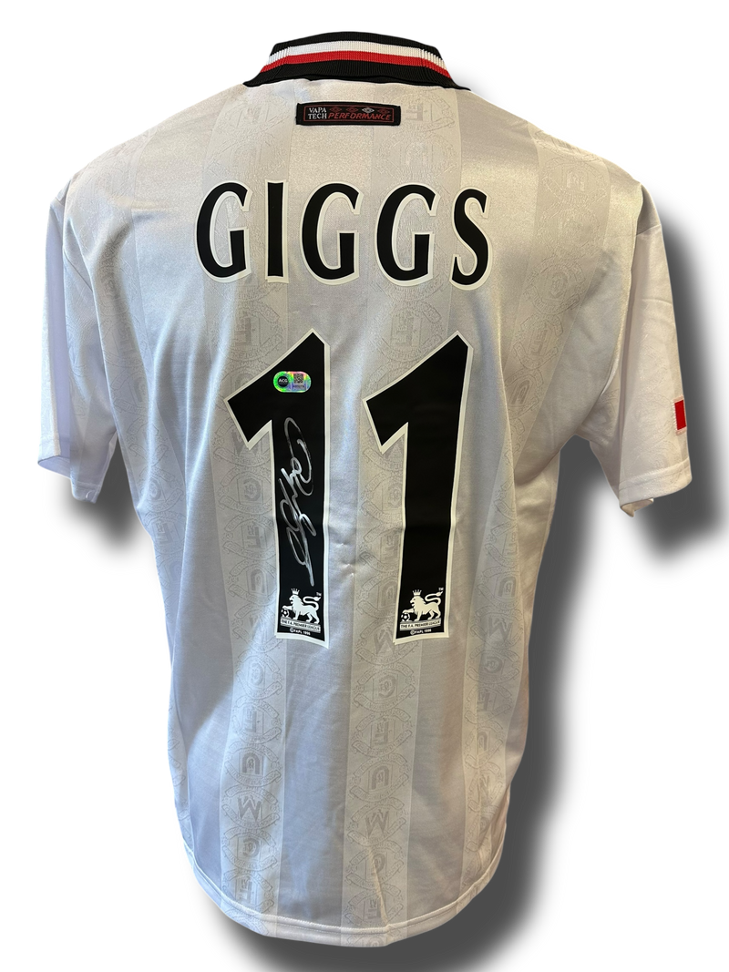 RYAN GIGGS SIGNED MANCHESTER UNITED 1997/99 AWAY SHIRT (ACG CERT AG16536)-1