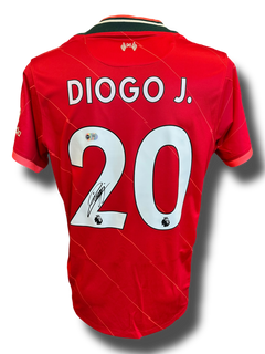 DIOGO JOTA SIGNED LIVERPOOL FC 2021/22 HOME SHIRT (ACG CERT AG16610)-1