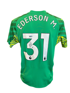 EDERSON MORAES SIGNED 2024/25 MANCHESTER CITY GK SHIRT (ACG CERT AG17218)-1