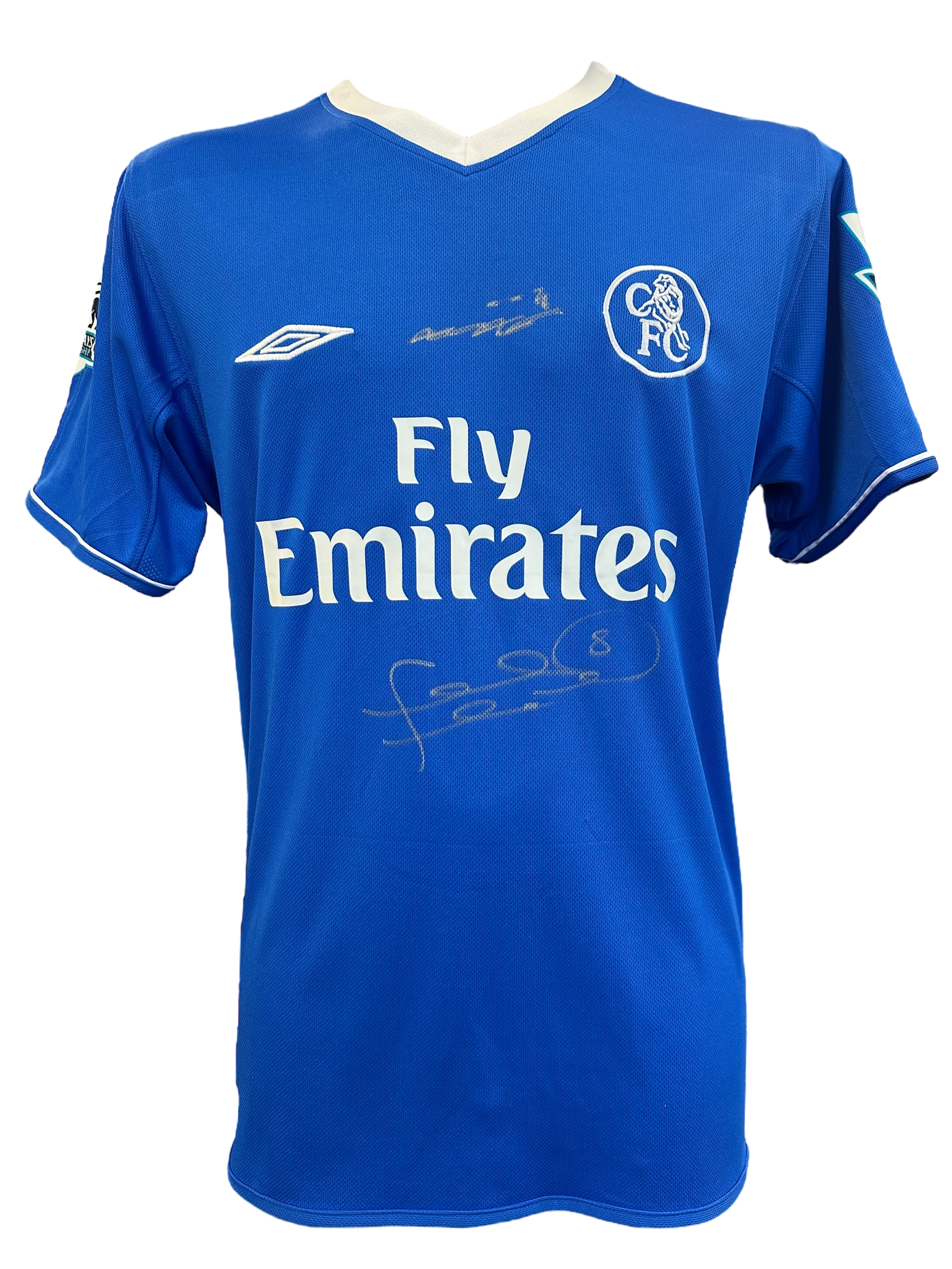 FRANK LAMPARD & JOHN TERRY SIGNED CHELSEA 2004/05 HOME SHIRT (ACG CERT AG17266)