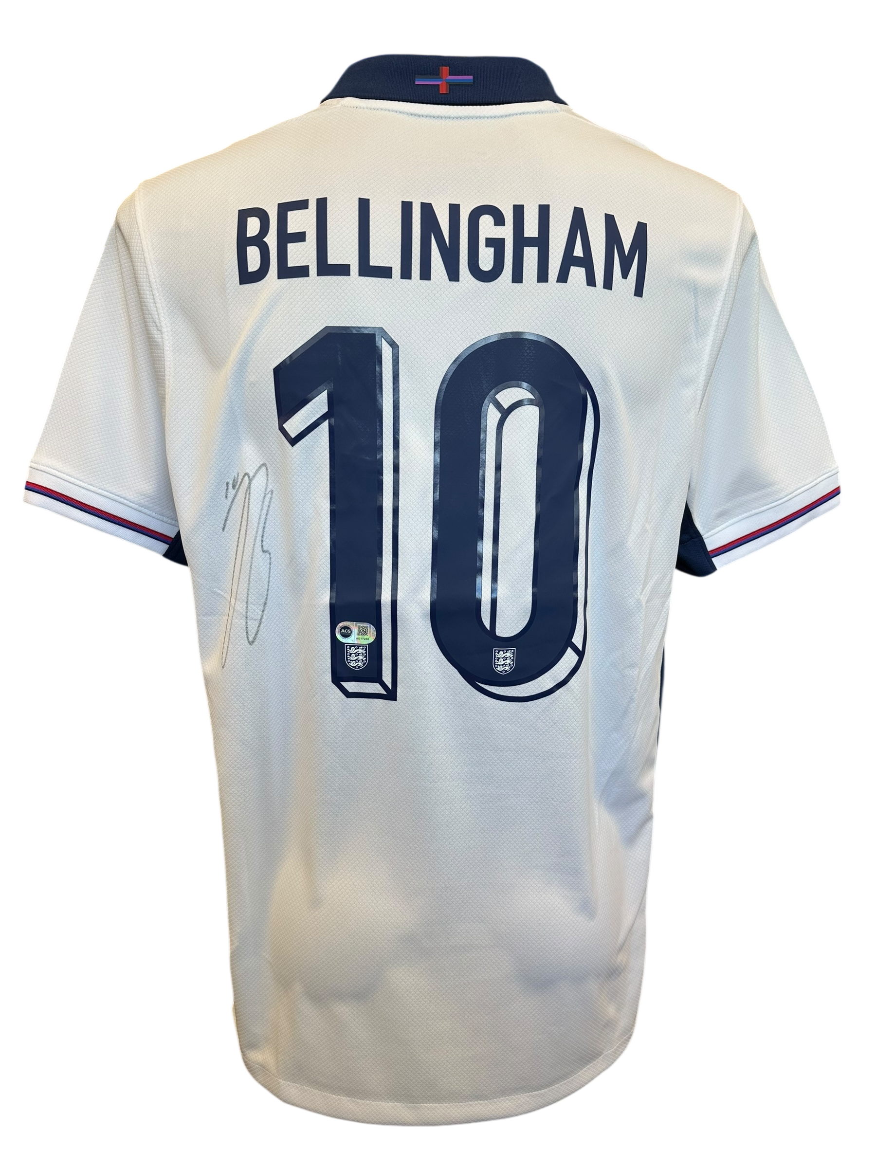 JUDE BELLINGHAM SIGNED 2024/26 ENGLAND HOME SHIRT (ACG CERT AG17268)