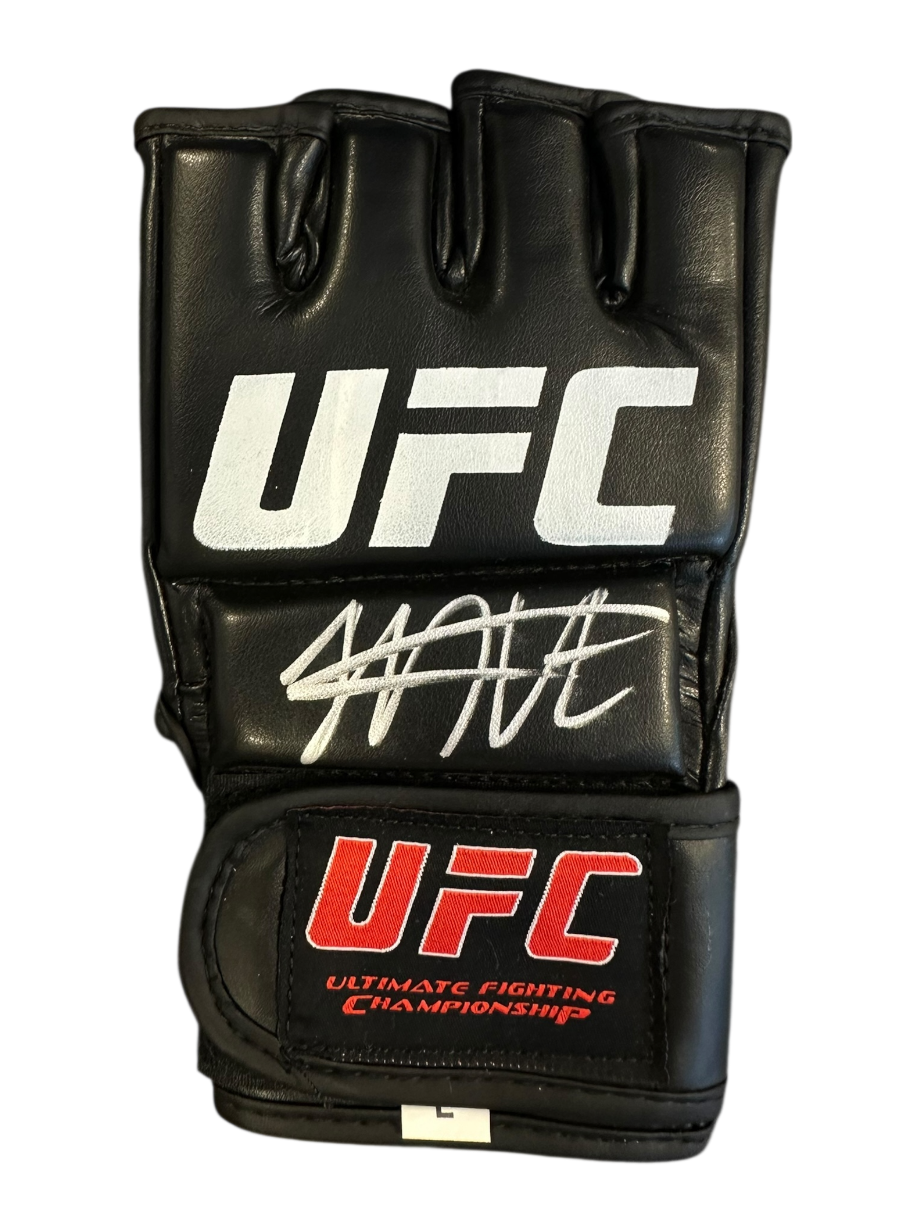 KHABIB NURMAGOMEDOV THE EAGLE SIGNED UFC FIGHT GLOVE (ACG CERT AG17302)