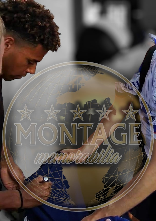 DESIRE DOUE SIGNED 2024/25 PSG UCL HOME SHIRT DOUE 14 (ACG CERT AG16857)