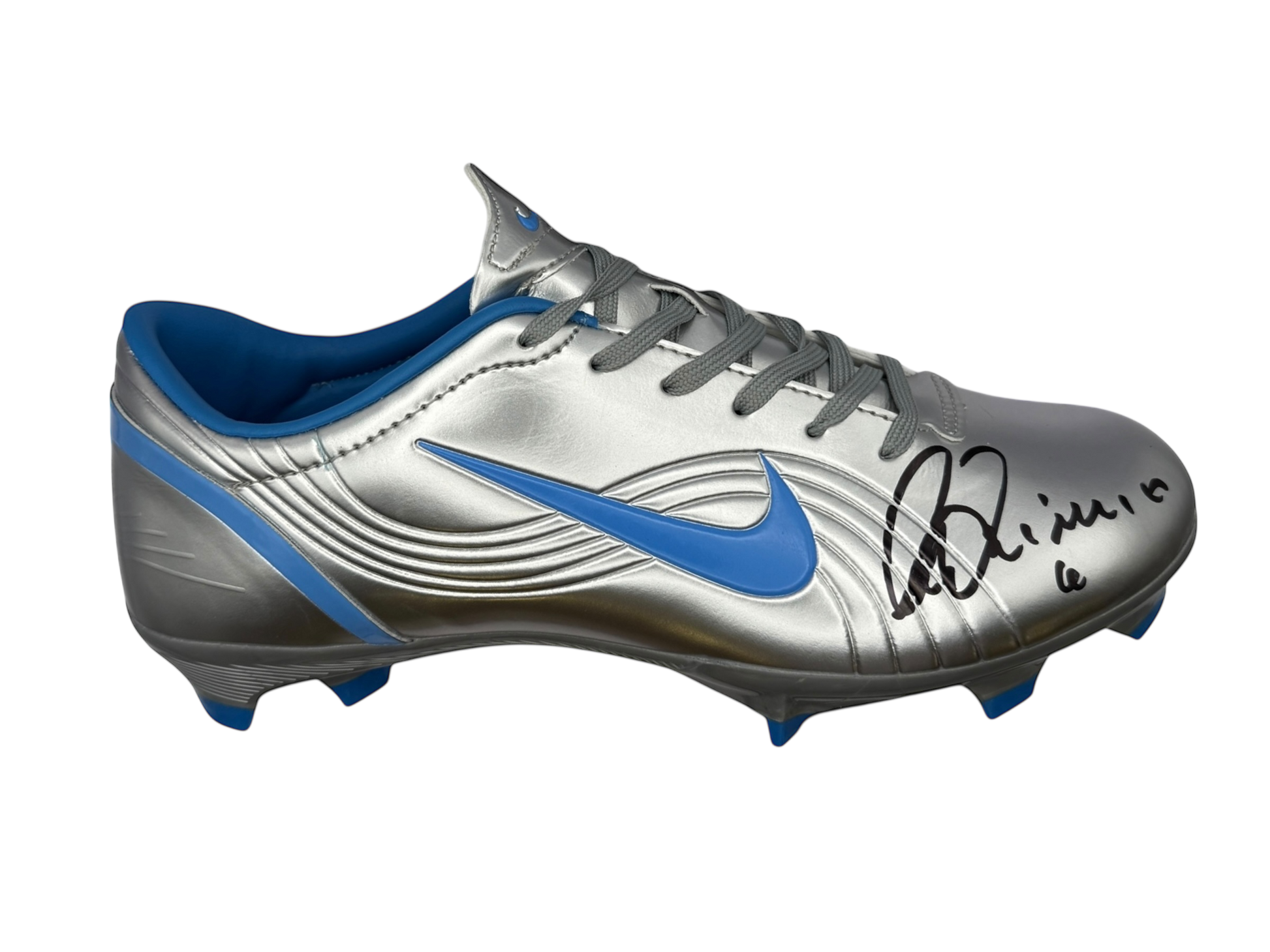 ADRIANO SIGNED NIKE MERCURIAL VAPOUR SILVER RIGHT BOOT (ACG CERT AG17335)-1