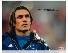 PAOLO MALDINI SIGNED AC MILAN ITALY LEGEND 14x11 PHOTO (ACG CERT AG17420)-1