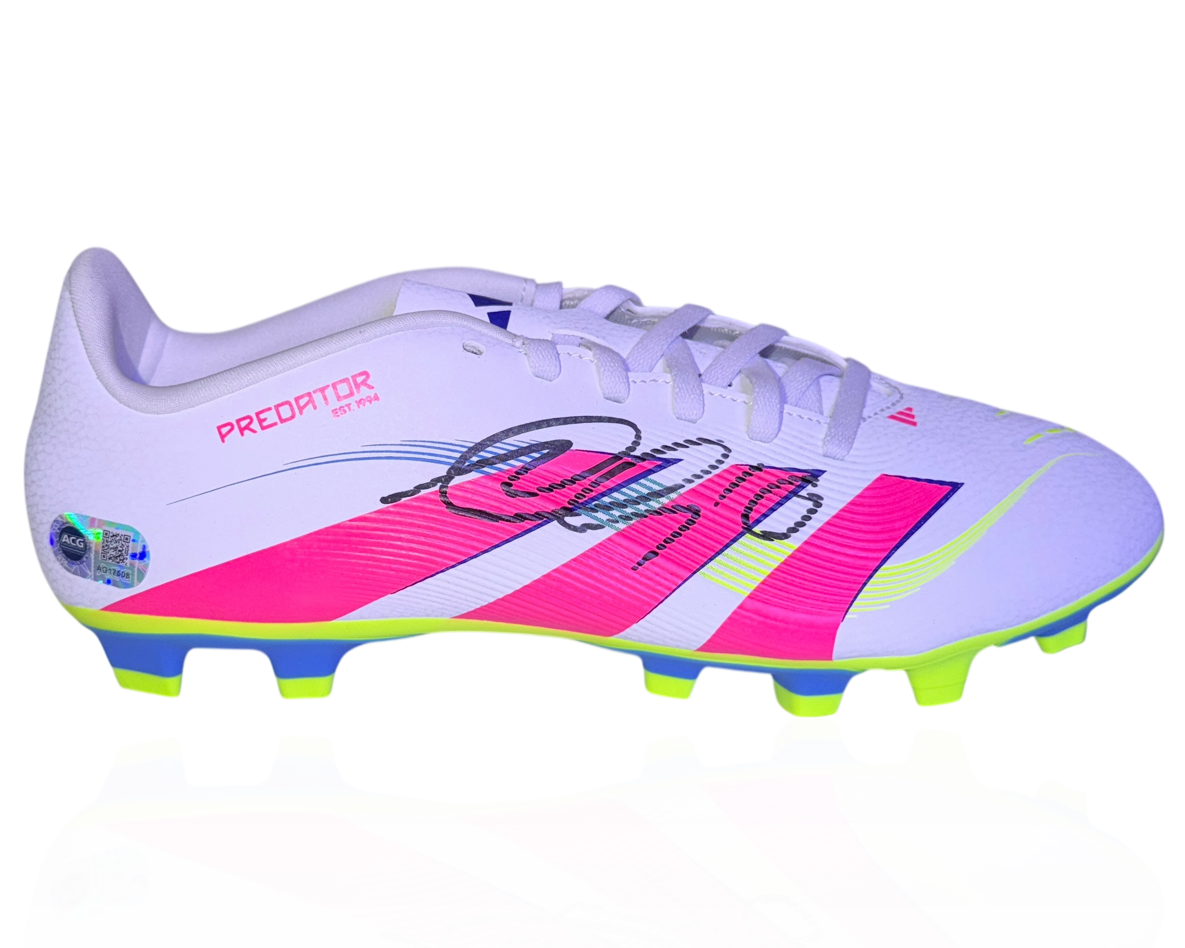 ANTHONY GORDON SIGNED ADIDAS PREDATOR NEWCASTLE UTD FOOTBALL BOOT (ACG CERT AG17508)