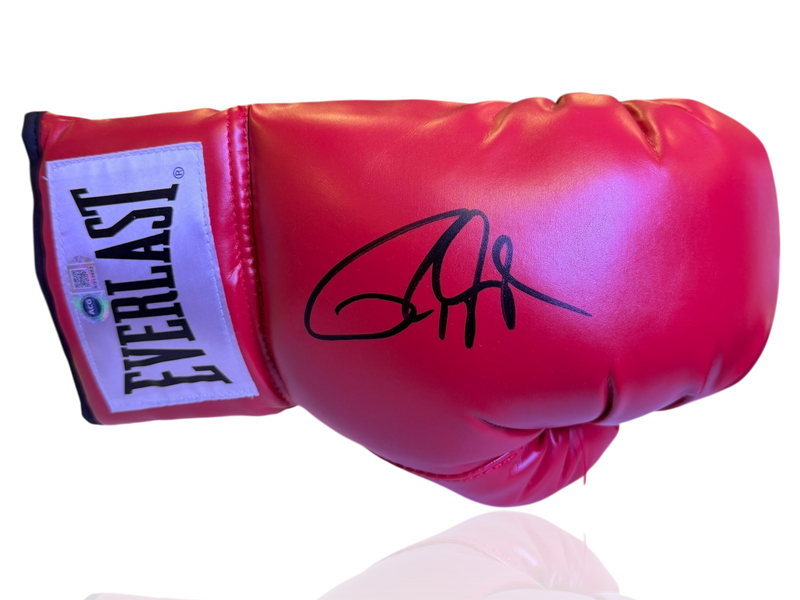 ROY JONES JR SIGNED RED EVERLAST AUTOGRAPH BOXING GLOVE (ACG CERT AG17553)-1