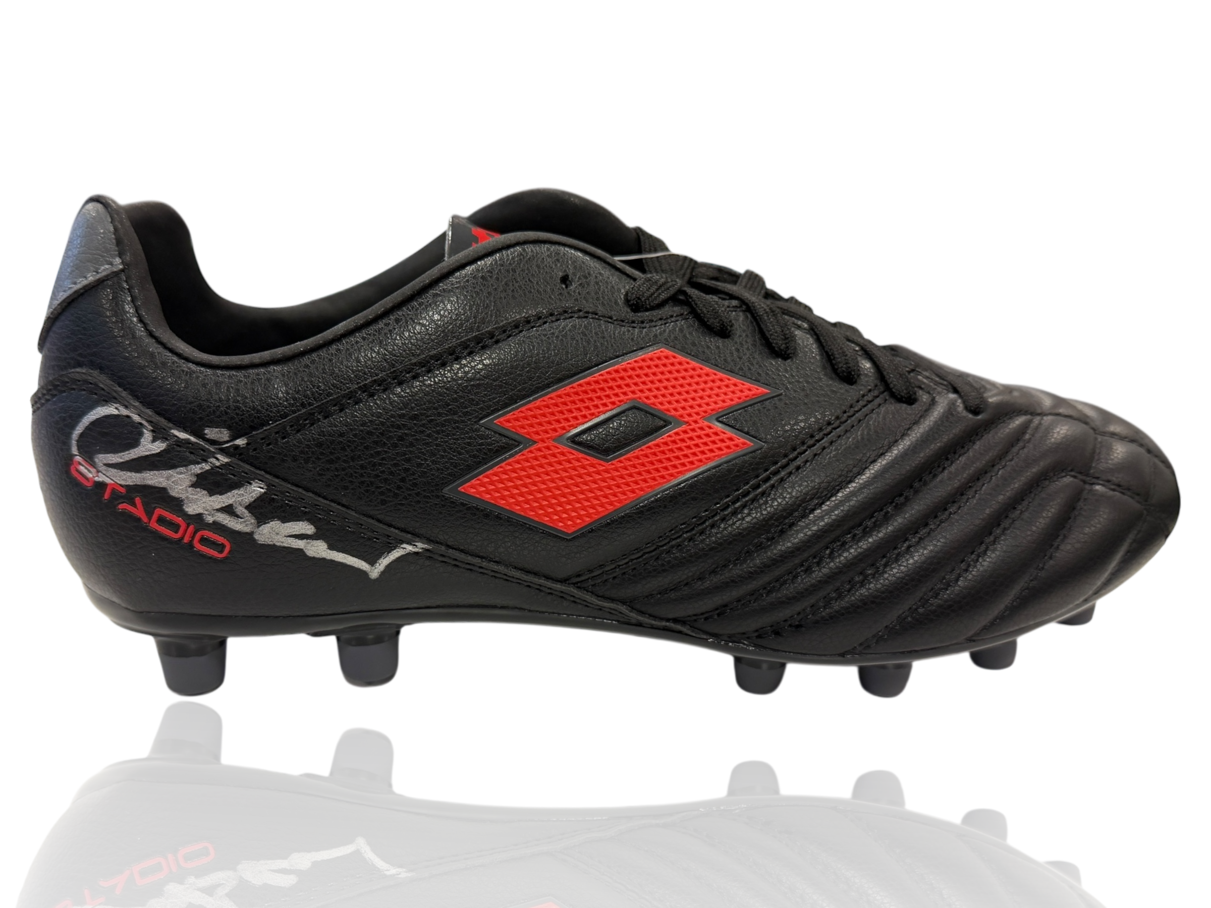 FRANCO BARESI SIGNED AC MILAN LOTTO FOOTBALL BOOT (ACG CERT AG17713)