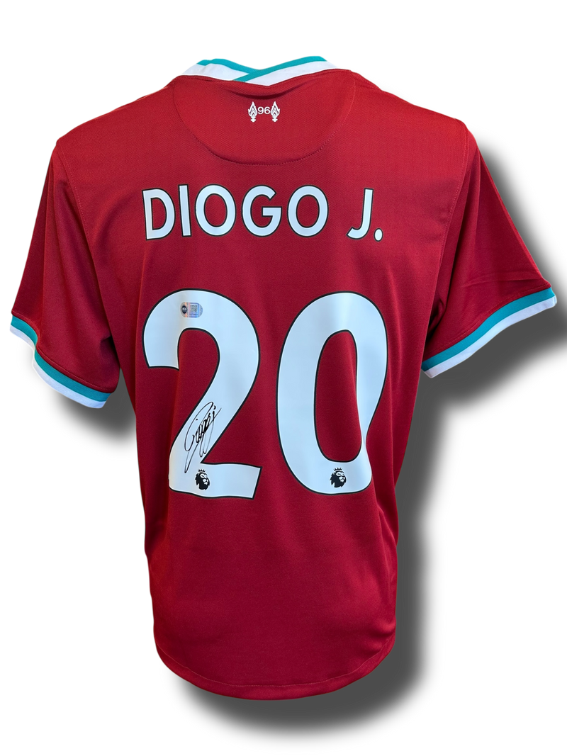 DIOGO JOTA SIGNED LIVERPOOL FC 2020/21 HOME SHIRT (ACG CERT AG16611)-1