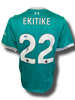 HUGO EKITIKE SIGNED 25/26 LIVERPOOL FC THIRD SHIRT (ACG CERT AG17308)-1