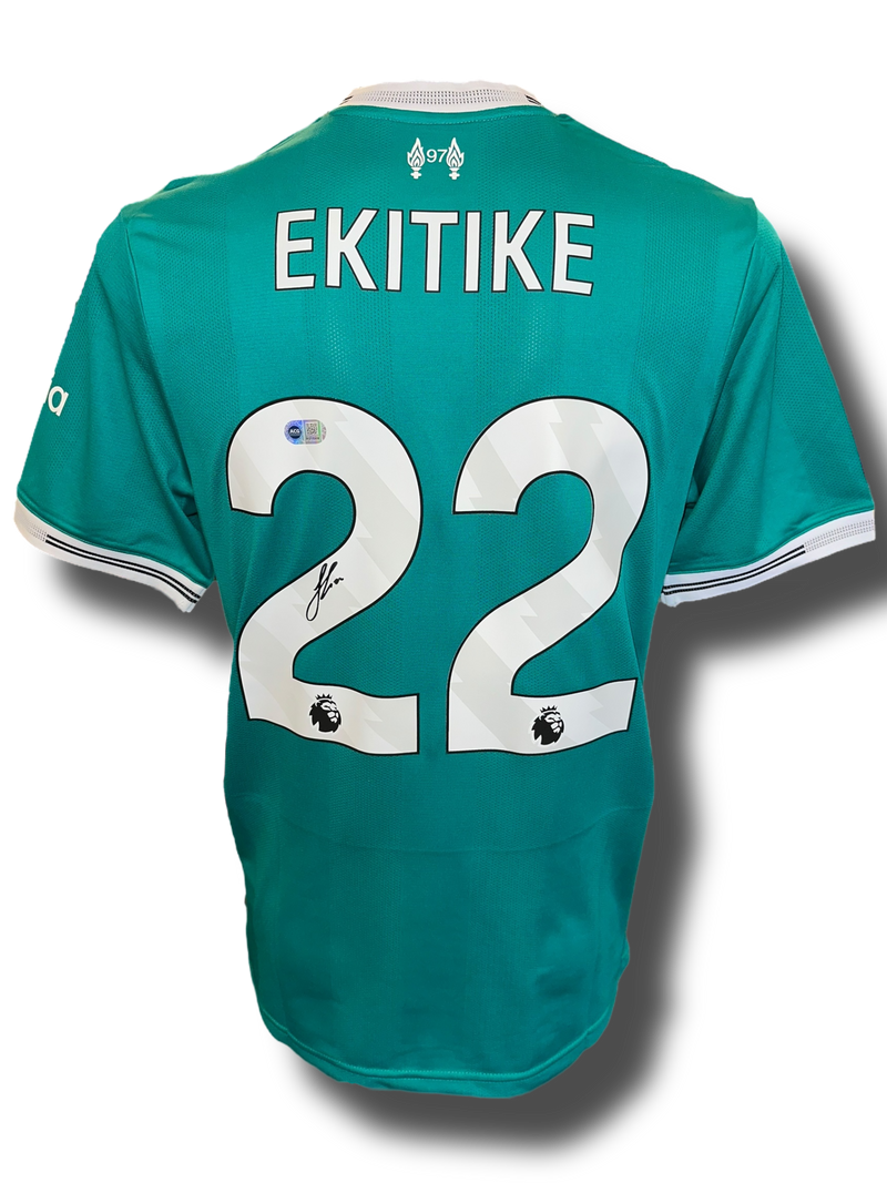HUGO EKITIKE SIGNED 25/26 LIVERPOOL FC THIRD SHIRT (ACG CERT AG17308)-1