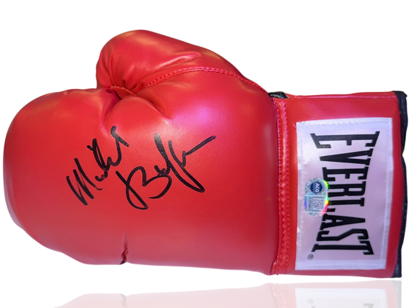 MICHAEL BUFFER SIGNED RED EVERLAST AUTOGRAPH BOXING GLOVE (ACG CERT AG17552)-1