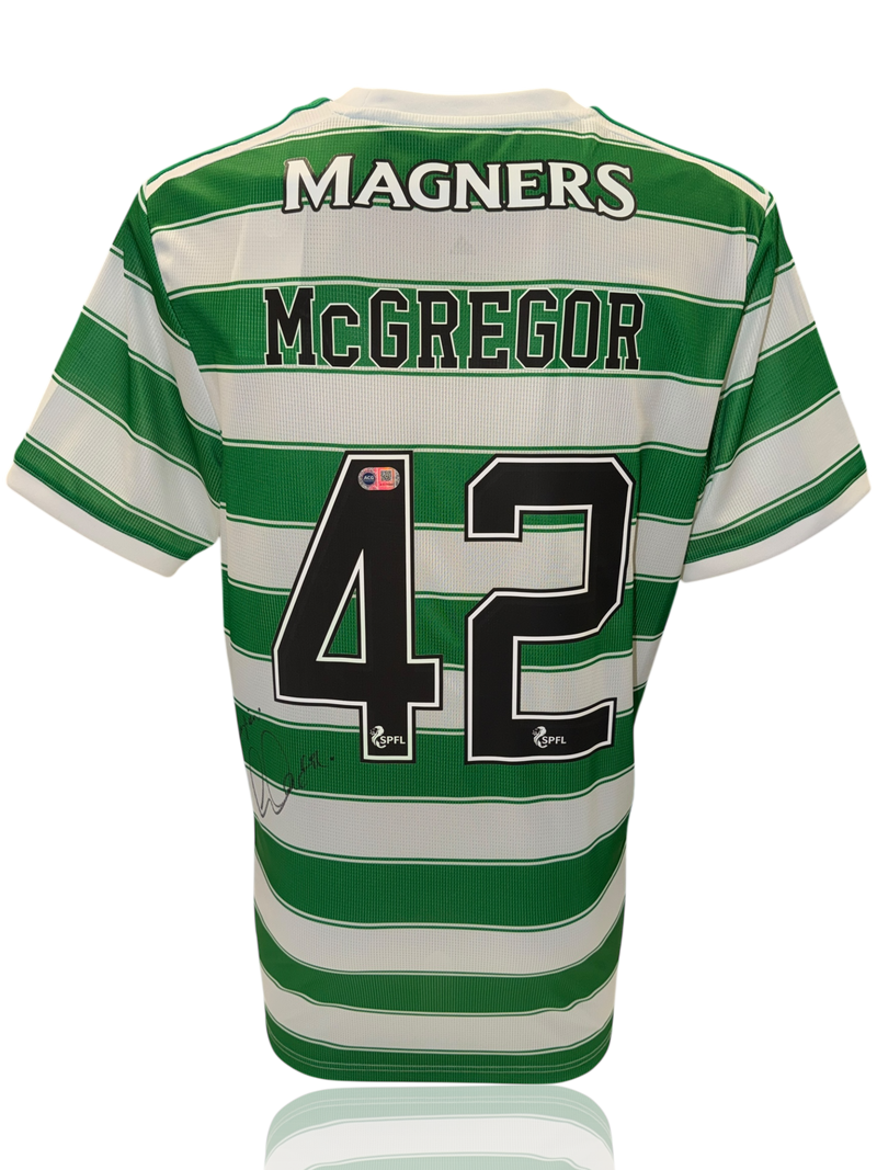CALLUM MCGREGOR SIGNED CELTIC FC CHAMPIONS 2021/22 HOME SHIRT (ACG CERT AG17585)-1