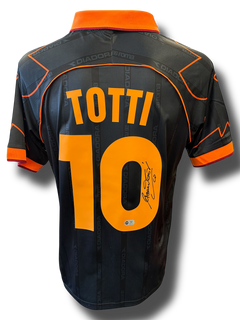 FRANCESCO TOTTI SIGNED AS ROMA 1999/20 THIRD SHIRT (ACG CERT AG16618)-1