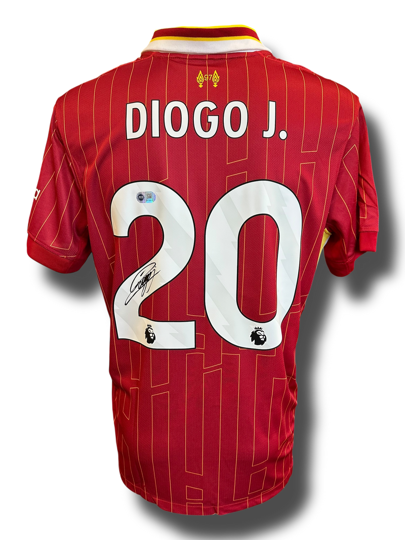DIOGO JOTA SIGNED LIVERPOOL FC 2024/25 HOME SHIRT (ACG CERT AG16612)-1