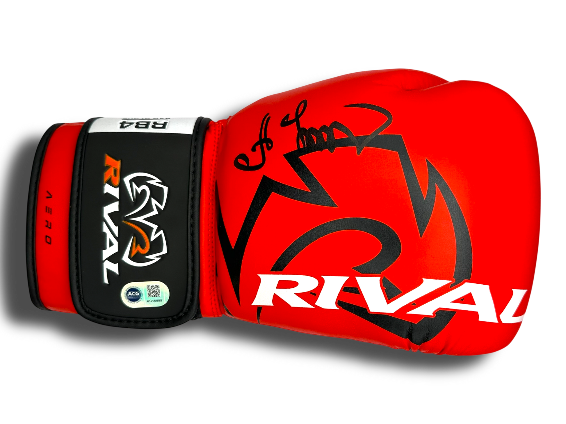 OLEKSANDR USYK SIGNED RIVAL RED BOXING GLOVE UNDISPUTED CHAMP (ACG CERT AG16999)-1