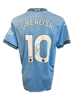 JACK GREALISH SIGNED 2024/25 MANCHESTER CITY HOME SHIRT (ACG CERT AG17216)-1