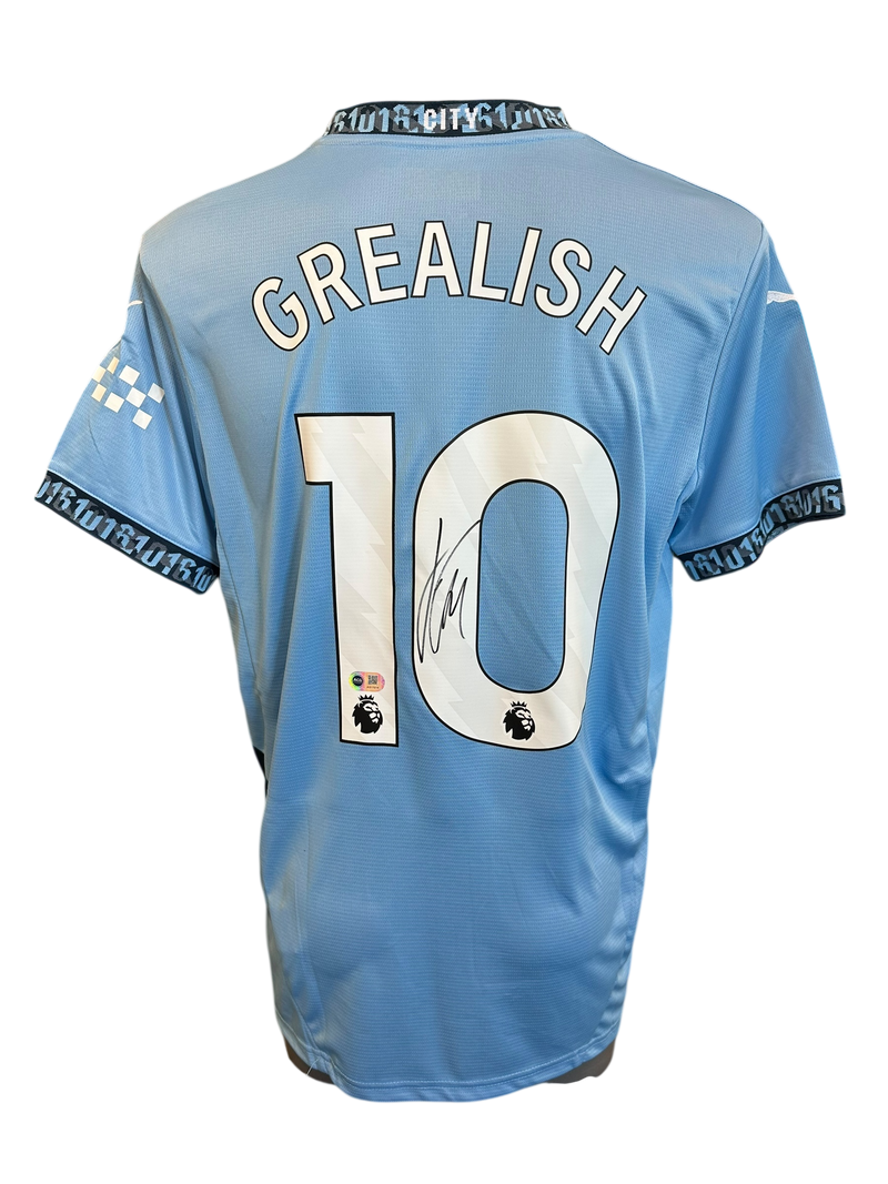 JACK GREALISH SIGNED 2024/25 MANCHESTER CITY HOME SHIRT (ACG CERT AG17216)-1