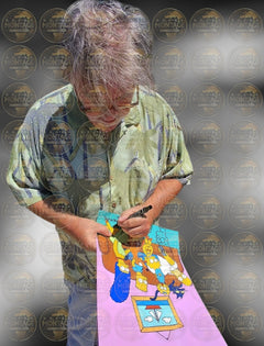 MATT GROENING SIGNED THE SIMPSONS 16x12 PHOTO (ACG CERT AG16599)-3