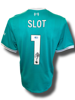 ARNE SLOT SIGNED 2025/26 LIVERPOOL FC THIRD SHIRT (ACG CERT AG17312)-1