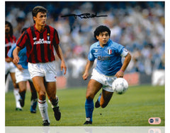 PAOLO MALDINI SIGNED AC MILAN ITALY LEGEND 14x11 PHOTO (ACG CERT AG17417)-1