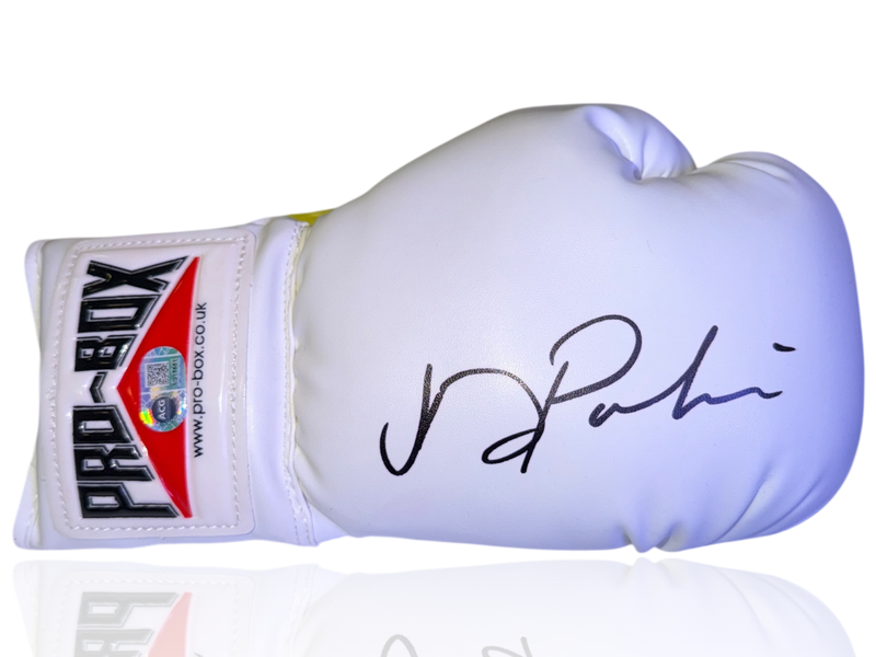 JOSEPH PARKER SIGNED WHITE PRO BOX BOXING GLOVE (ACG CERT AG17551)-1