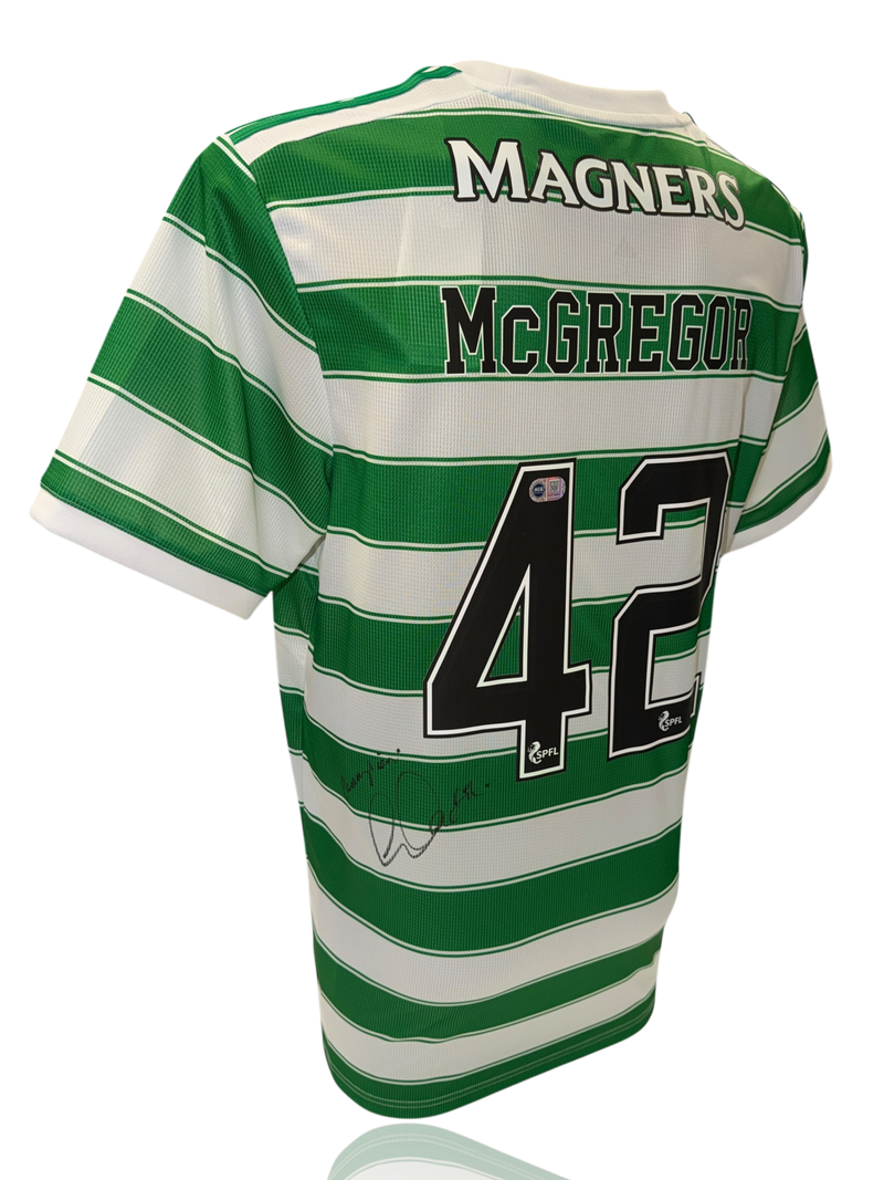 CALLUM MCGREGOR SIGNED CELTIC FC CHAMPIONS 2021/22 HOME SHIRT (ACG CERT AG17585)-2