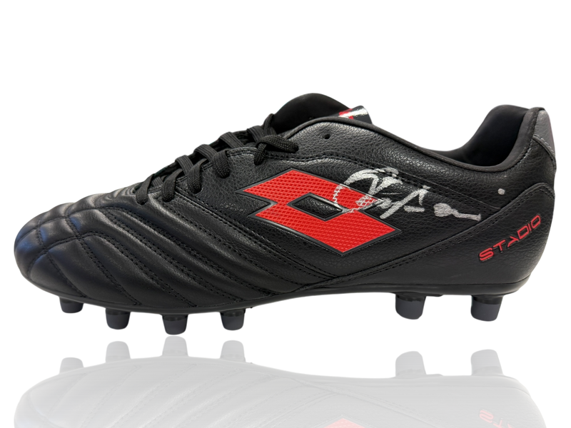 FRANCO BARESI SIGNED AC MILAN LOTTO FOOTBALL BOOT (ACG CERT AG17715)-1