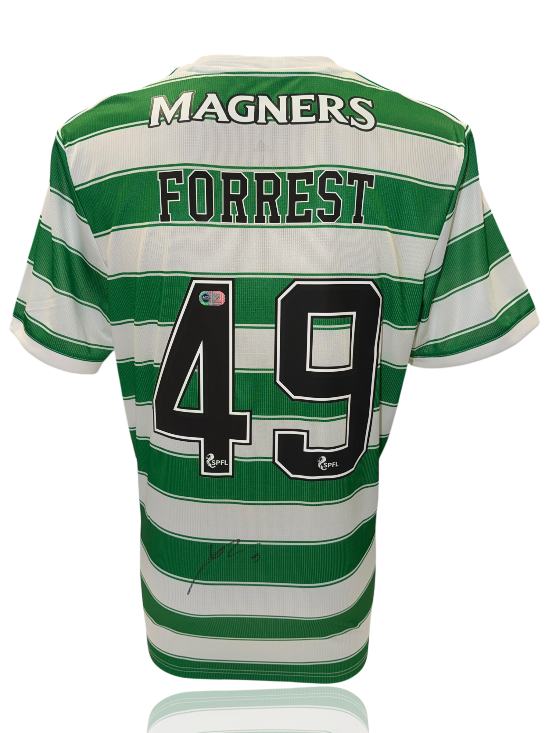 JAMES FORREST SIGNED CELTIC FC 2021/22 HOME SHIRT (ACG CERT AG17586)