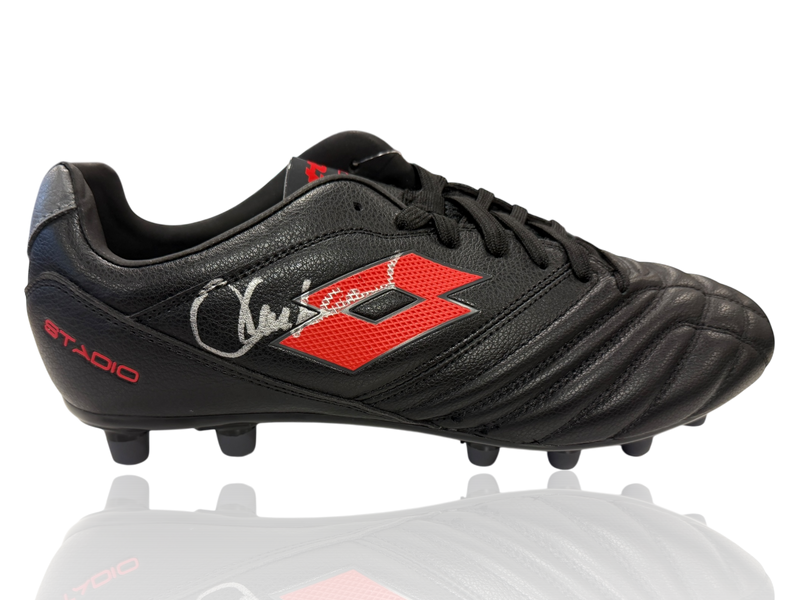 FRANCO BARESI SIGNED AC MILAN LOTTO FOOTBALL BOOT (ACG CERT AG17716)-1