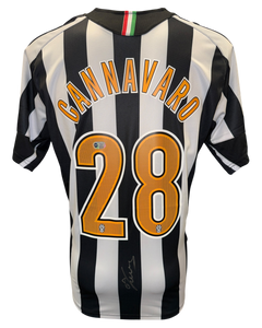 FABIO CANNAVARO SIGNED JUVENTUS 2005/06 HOME SHIRT (ACG CERT AG17440)-1