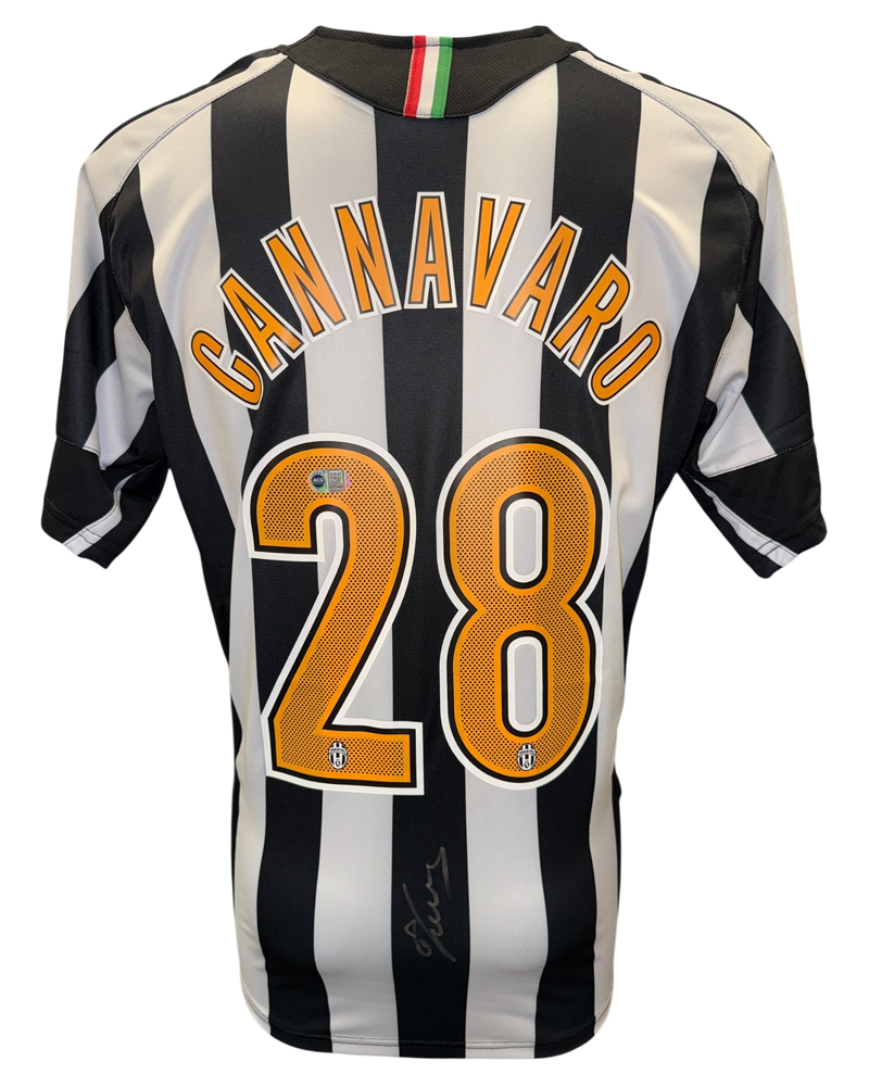 FABIO CANNAVARO SIGNED JUVENTUS 2005/06 HOME SHIRT (ACG CERT AG17440)-1