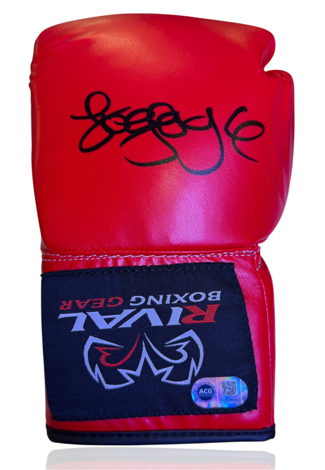 JOE JOYCE SIGNED RED RIVAL AUTOGRAPH BOXING GLOVE (ACG CERT AG17549)-1