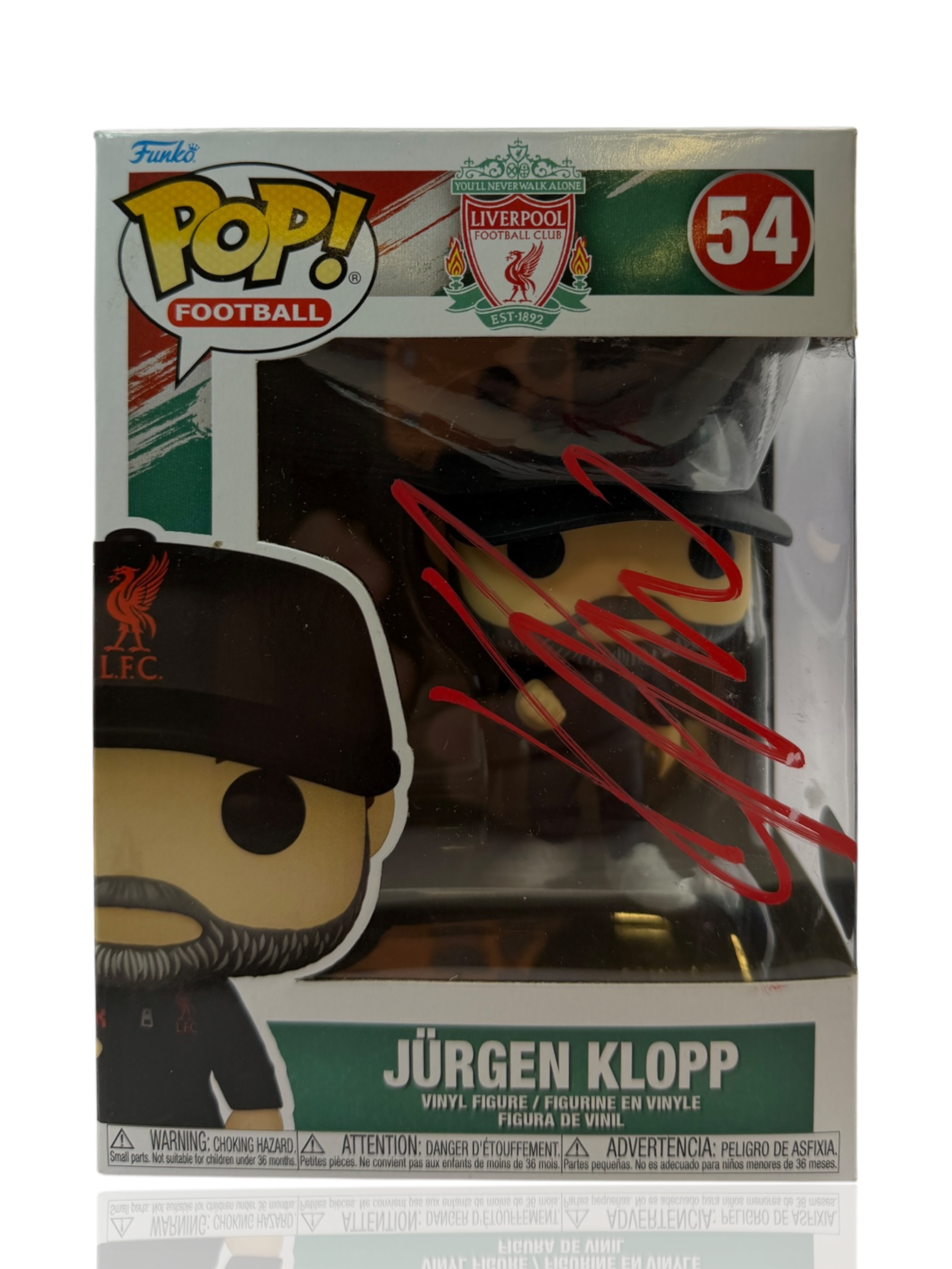 JURGEN KLOPP SIGNED LIVERPOOL FC FUNKO POP! #54 (ACG CERT AG17657)