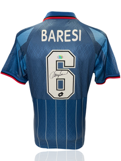 FRANCO BARESI SIGNED AC MILAN 1995/96 AWAY SHIRT (ACG CERT AG17691)-1