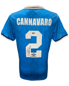 FABIO CANNAVARO SIGNED SSC NAPOLI 1993/94 HOME SHIRT (ACG CERT AG17441)-1