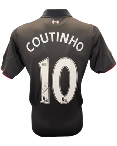 PHILIPPE COUTINHO SIGNED 2015/16 LIVERPOOL FC THIRD SHIRT (ACG CERT AG17438)-1