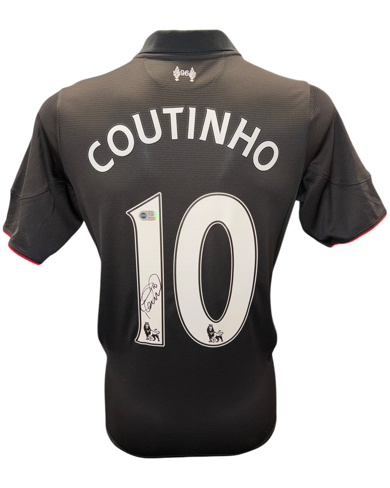 PHILIPPE COUTINHO SIGNED 2015/16 LIVERPOOL FC THIRD SHIRT (ACG CERT AG17438)-1