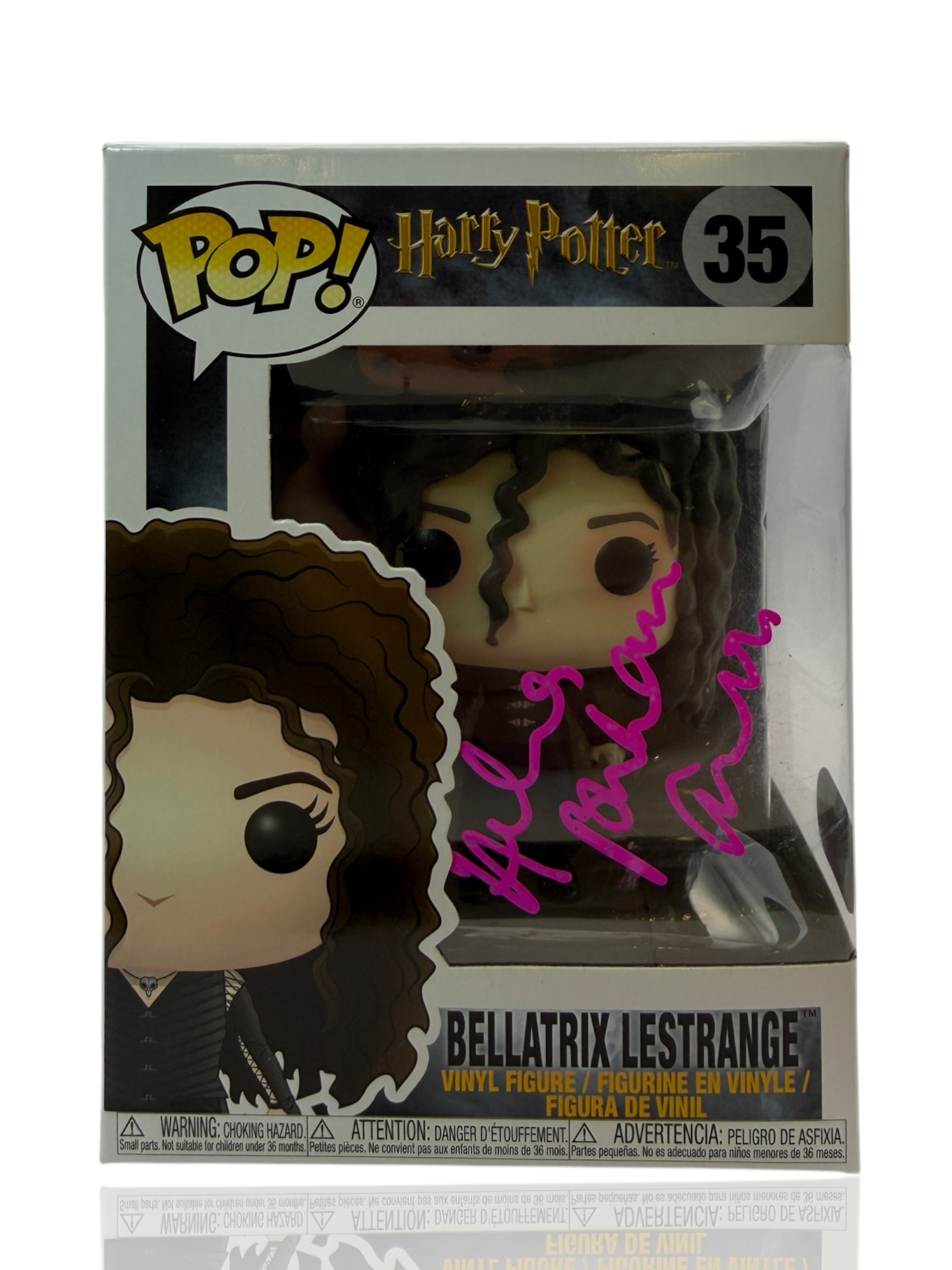 HELENA BONHAM-CARTER SIGNED BELLATRIX LESTRANGE FUNKO POP! #35 (ACG CERT AG17658)