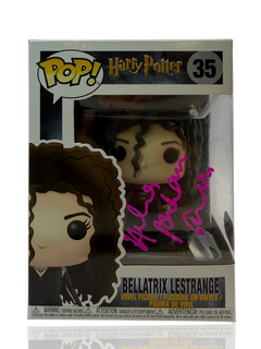 HELENA BONHAM-CARTER SIGNED BELLATRIX LESTRANGE FUNKO POP! #35 (ACG CERT AG17658)-1