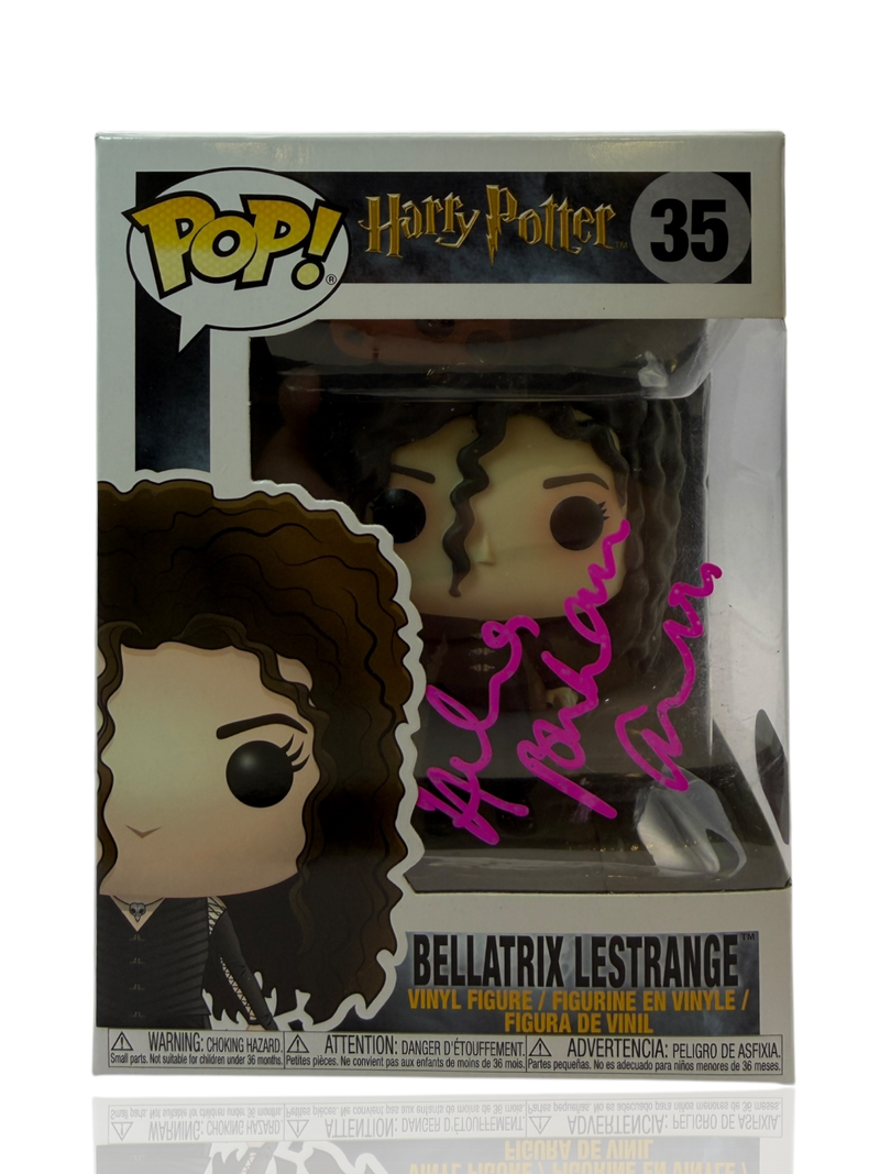 HELENA BONHAM-CARTER SIGNED BELLATRIX LESTRANGE FUNKO POP! #35 (ACG CERT AG17658)-1