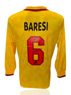 FRANCO BARESI SIGNED AC MILAN 1994/95 AWAY SHIRT (ACG CERT AG17692)-1