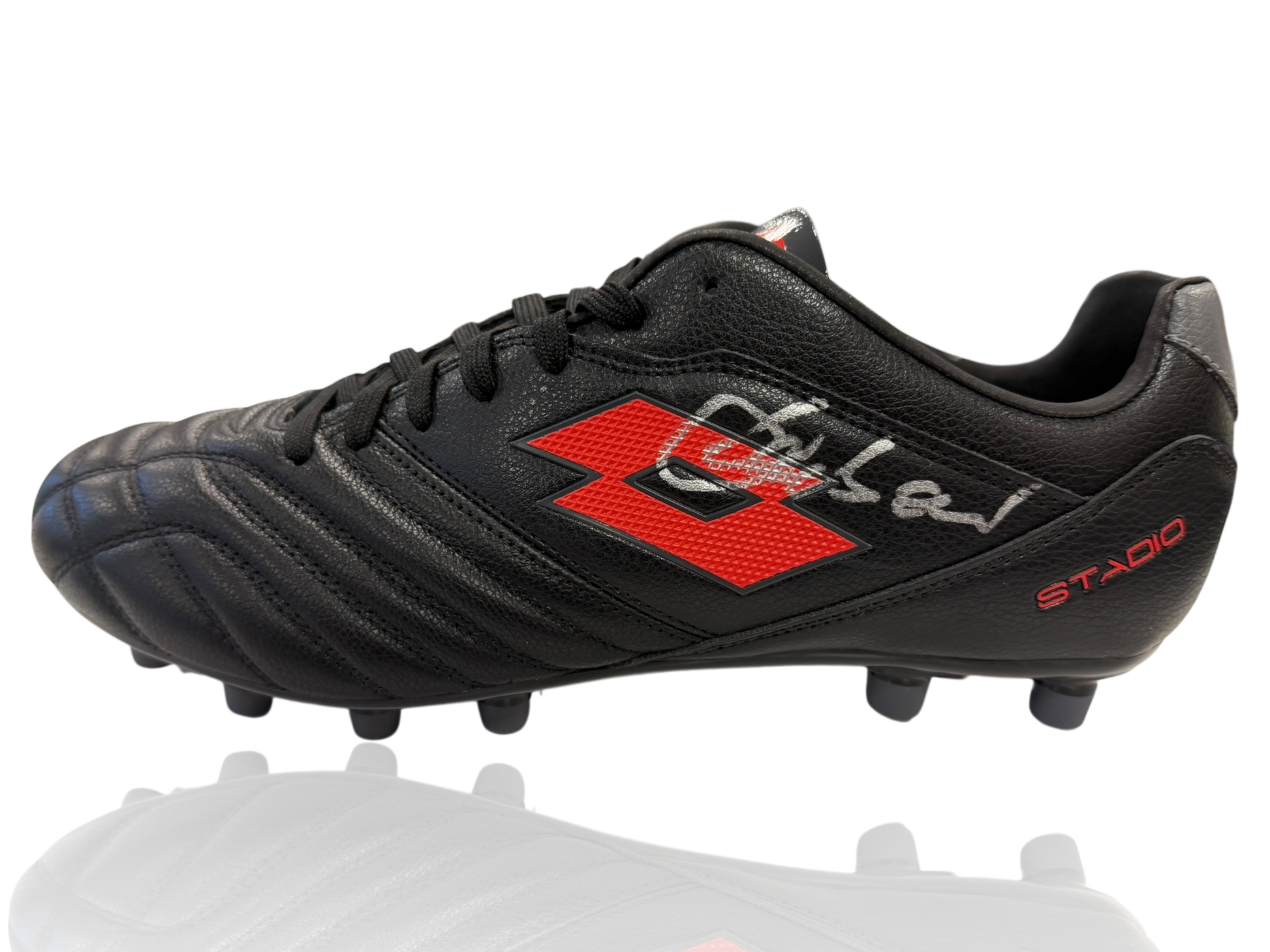 FRANCO BARESI SIGNED AC MILAN LOTTO FOOTBALL BOOT (ACG CERT AG17718)-1